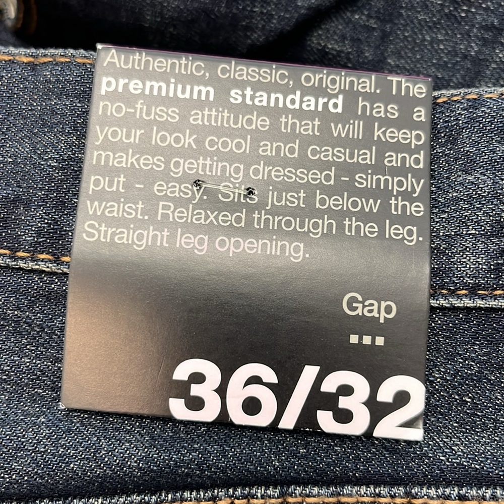 GAP premium standard straight leg jeans - Picture 5 of 6